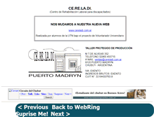 Tablet Screenshot of cereladi.madryn.com