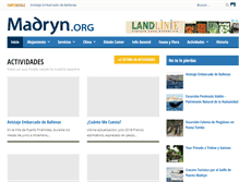 Tablet Screenshot of madryn.org